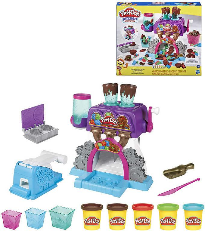 HASBRO PLAY-DOH Továrna na čokoládu kreativní set s modelínou a nástroji