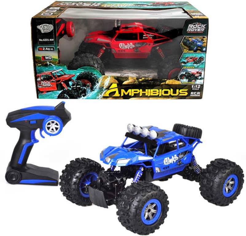 RC Auto Amphibious Crawler 4WD obojživelné na vysílačku 2,4GHz na baterie