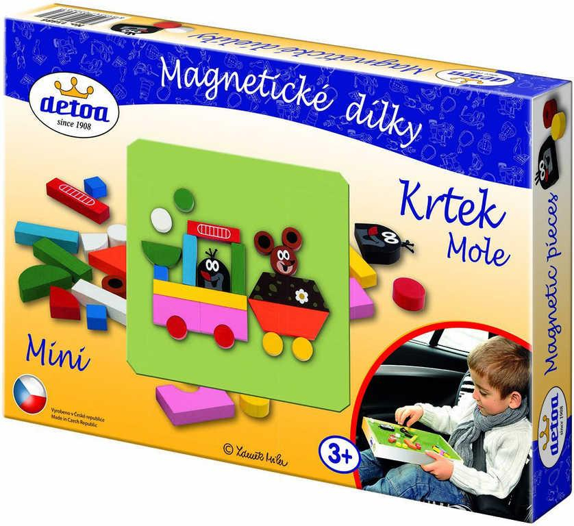 DETOA Dílky magnetické KRTEK (Krteček) Set 27ks