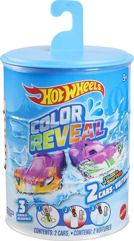 MATTEL HOT WHEELS Color Reveal set 2 autíčka mění barvu ve vodě