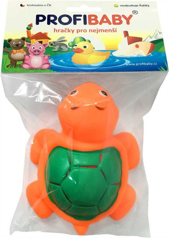 PROFIBABY Baby pískací zvířátko 11cm do vody různé druhy pro miminko