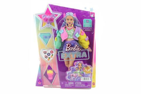 Barbie Extra - levandulové vlasy s motýlky HKP95