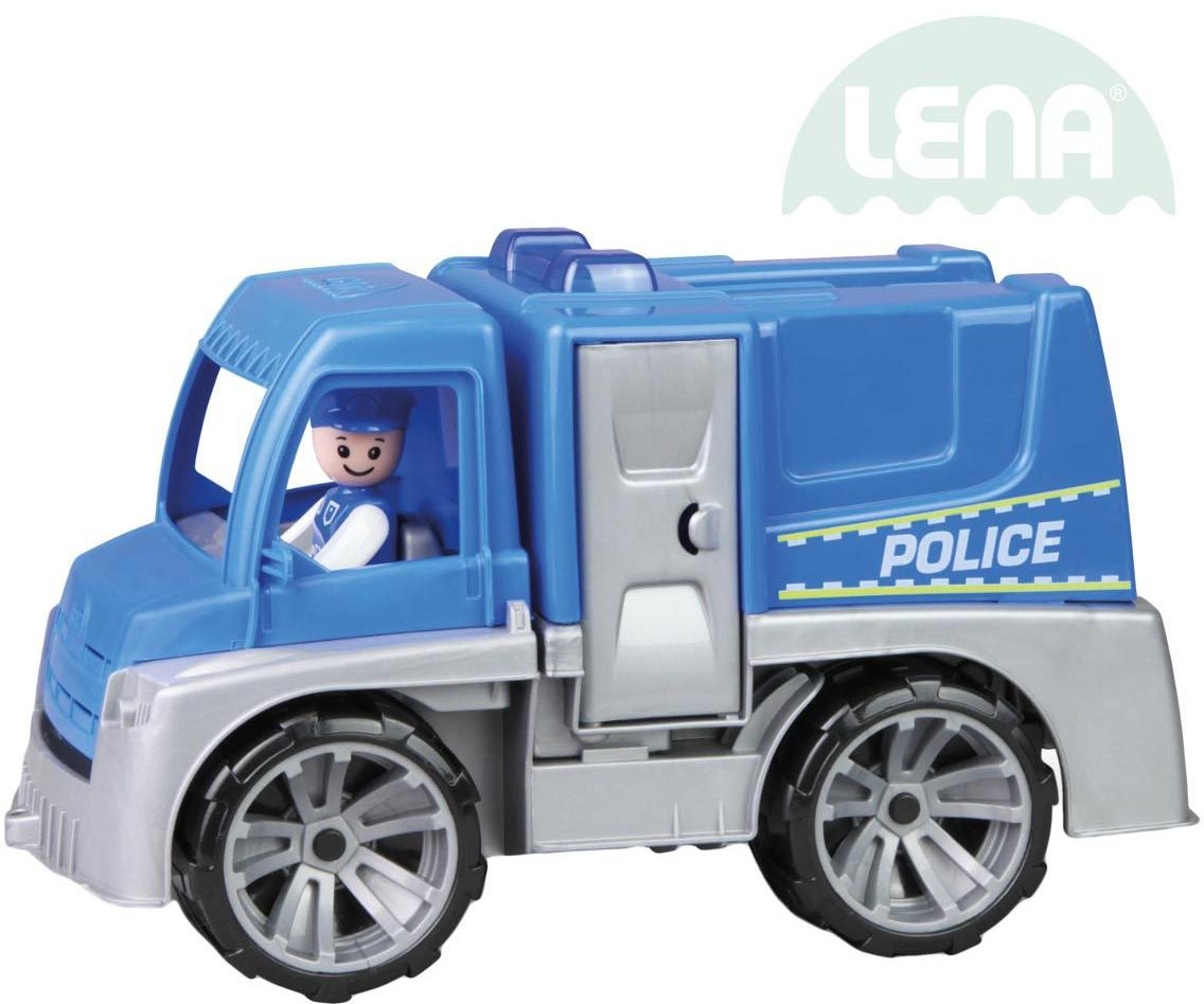 LENA Truxx auto funkční Policie 29cm set s figurkou volně plast
