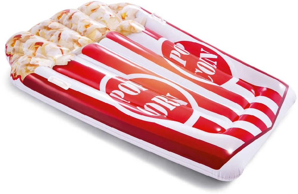 INTEX Lehátko nafukovací Popcorn 178x124cm matrace na vodu s úchyty 58779