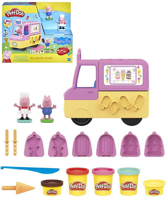 HASBRO PLAY-DOH Peppa Pig Zmrzlina herní set 2 figurky s modelínou a doplňky