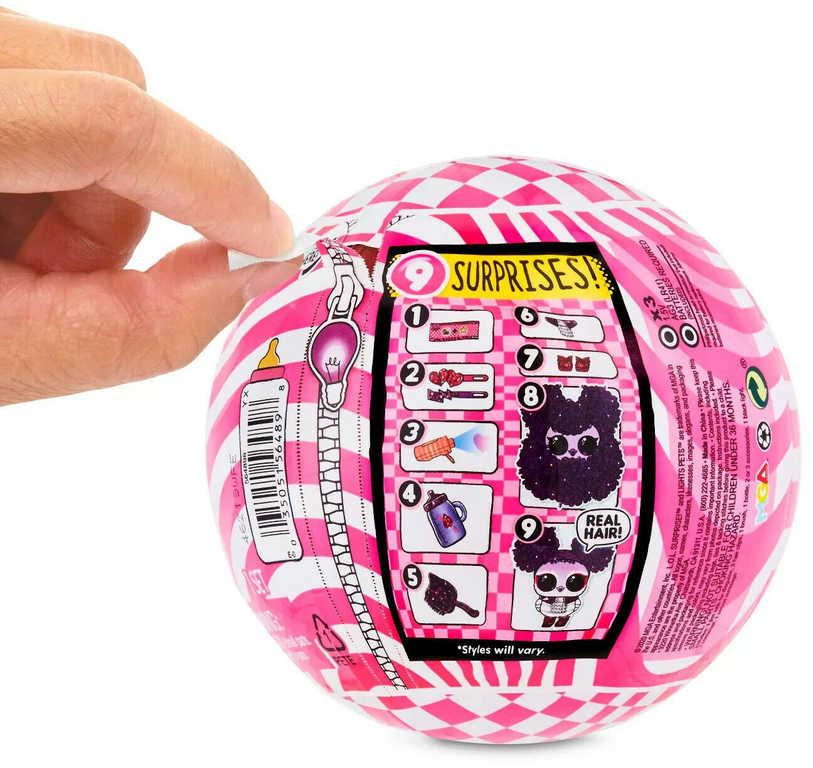 L.O.L. Surprise Light Pets zvířátko neonové 9 překvapení na baterie v ...