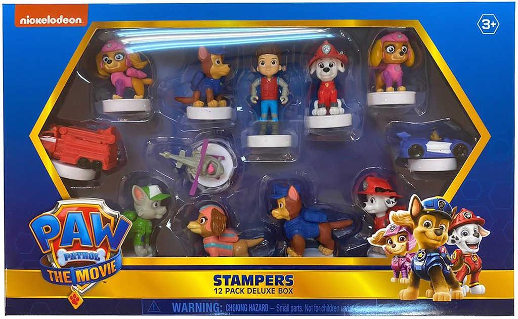 ADC Paw Patrol (Tlapková Patrola) set 12 figurek s razítkem v krabici