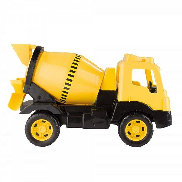 Plastové auto Míchačka 42cm, žlutá