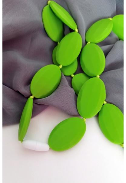MIMIKOI - Kojící korále zelené oblázky