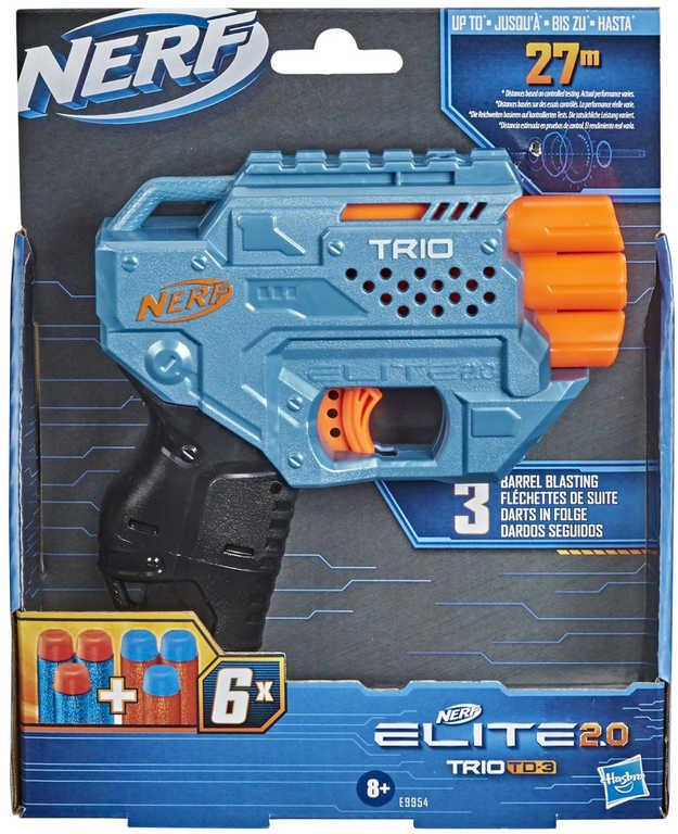 HASBRO NERF ELITE 2.0 Trio TD-3 Set blaster + 6 šipek