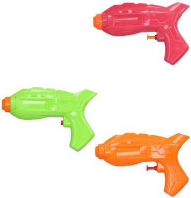 Pistole dětská vodní 17cm se zásobníkem na vodu 3 barvy plast