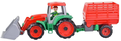 Lena Truxx Traktor s vlekem na seno, ozdobný karton