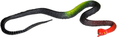 Zvířátko had gumový barevný 40cm