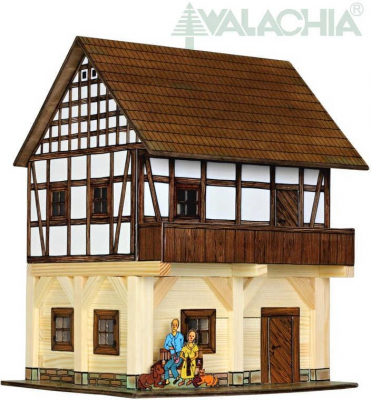 WALACHIA Hrázděný špýchar 33W37 dřevěná stavebnice