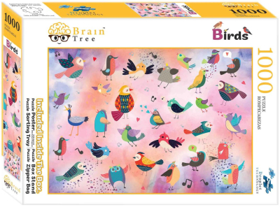 Brain Tree Puzzle Pohádkoví ptáci 1000 dílků