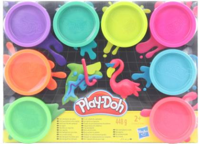 Play-doh Balení 8 ks kelímků neonové barvy