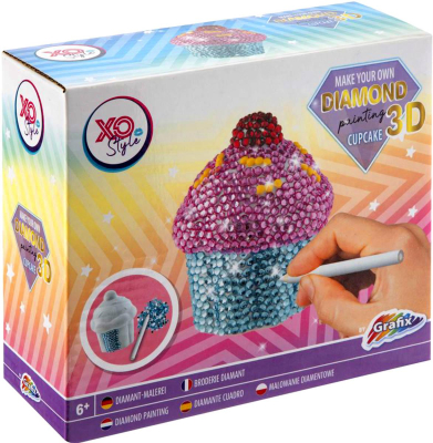 Diamantové lepení 3D model sladkosti kreativní set v krabici 2 druhy