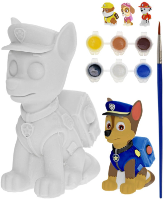 Paw Patrol Malování na figurku kreativní set s barvičkami 4 druhy porcelán