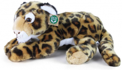 PLYŠ Leopard skvrnitý ležící 40cm Eco-Friendly *PLYŠOVÉ HRAČKY*
