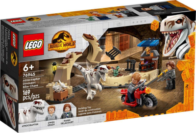 LEGO JURASSIC WORLD Atrociraptor: honička na motorce 76945 STAVEBNICE