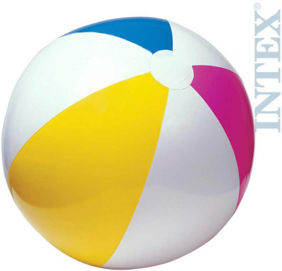 INTEX Míč dětský klasický nafukovací trojbarevný 61cm 59030