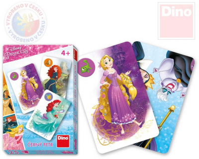DINO Hra karty Černý Petr Disney Princezny v krabičce 
