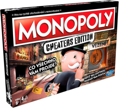 HASBRO HRA Monopoly Cheaters edition CZ *SPOLEČENSKÉ HRY*