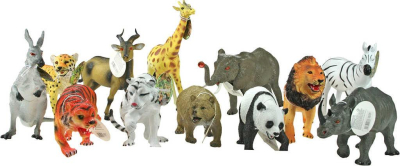 Zvířata divoká Safari 20-30cm plastové figurky zvířátka různé druhy