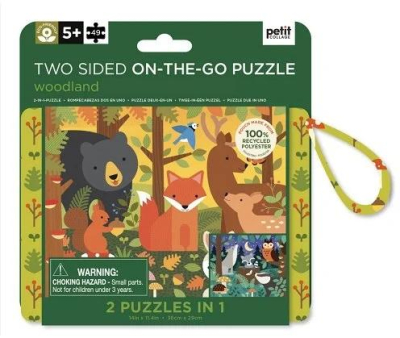 Petit Collage Puzzle 2v1 lesní zvěř