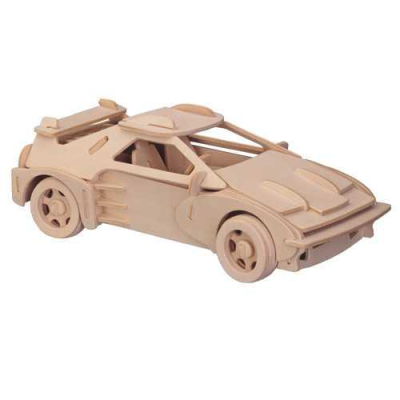 Woodcraft Dřevěné 3D puzzle velké Ferrari