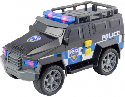 Teamsterz auto policejní 23cm zásahové vozidlo obrněné na baterie Světlo Zvuk