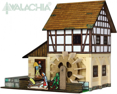 WALACHIA Hrázděný vodní mlýn 33W39 dřevěná stavebnice