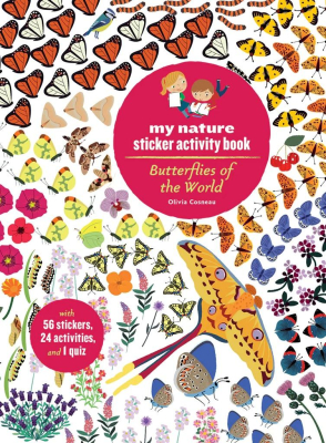 Chronicle Books Kniha aktivit se samolepkami my nature Motýli světa