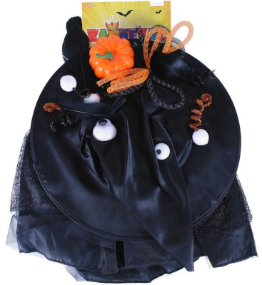 KARNEVAL Šaty halloween čaodějnice sukýnka tutu + klobouk KOSTÝM
