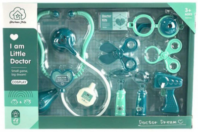 Souprava doktorská klučičí dětské lékařské potřeby na baterie Světlo Zvuk