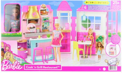 Barbie Restaurace s panenkou herní set HBB91 TV