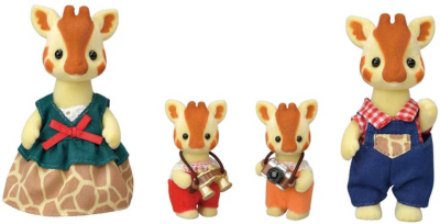 Sylvanian Families rodina žiraf set 4 figurky žirafí rodinka v krabici