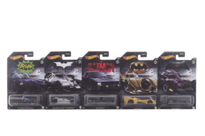 Hot Wheels Tematický angličák - legendární Batman HMV72