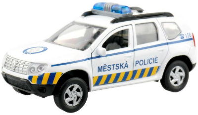 City Collection auto osobní SUV policie 10cm na baterie Světlo Zvuk
