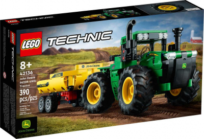 LEGO TECHNIC Traktor John Deere 9620R 4WD 42136 STAVEBNICE