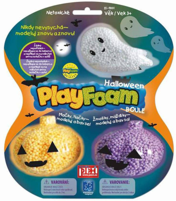 PlayFoam pěnová kuličková modelína Halloween boule blister
