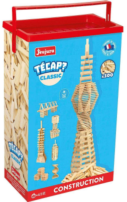 Jeujura Dřevěná stavebnice Técap Classic 300 dílů