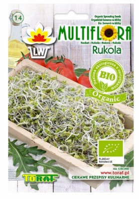 Toraf RUKOLA – BIO semínka na klíčení 10g