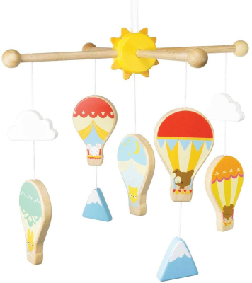Le Toy Van Petilou závěsný kolotoč horkovzdušné balóny