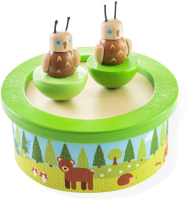 Bigjigs Toys Dřevěná hrací skříňka woodland