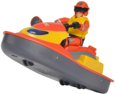 SIMBA Požárník Sam záchranářský set vodní skútr Juno s figurkou a doplňky
