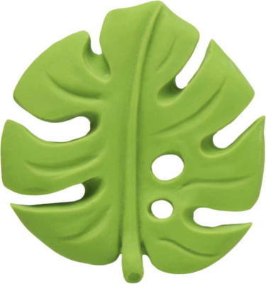 LANCO Zelený list Monstera 10cm baby kousátko přírodní kaučuk pro miminko