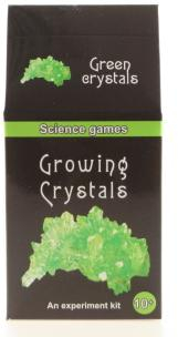 Mini chemická sada - rostoucí krystaly - zelené