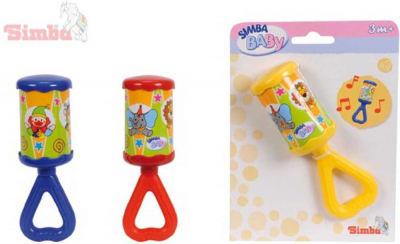SIMBA Chrastítko dětské Kling - Klang 3 barvy na kartě baby