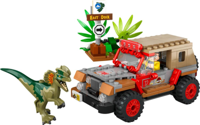 LEGO JURASSIC WORLD Útok dilophosaura 76958 STAVEBNICE